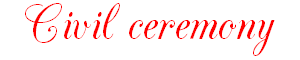 Civil ceremony
